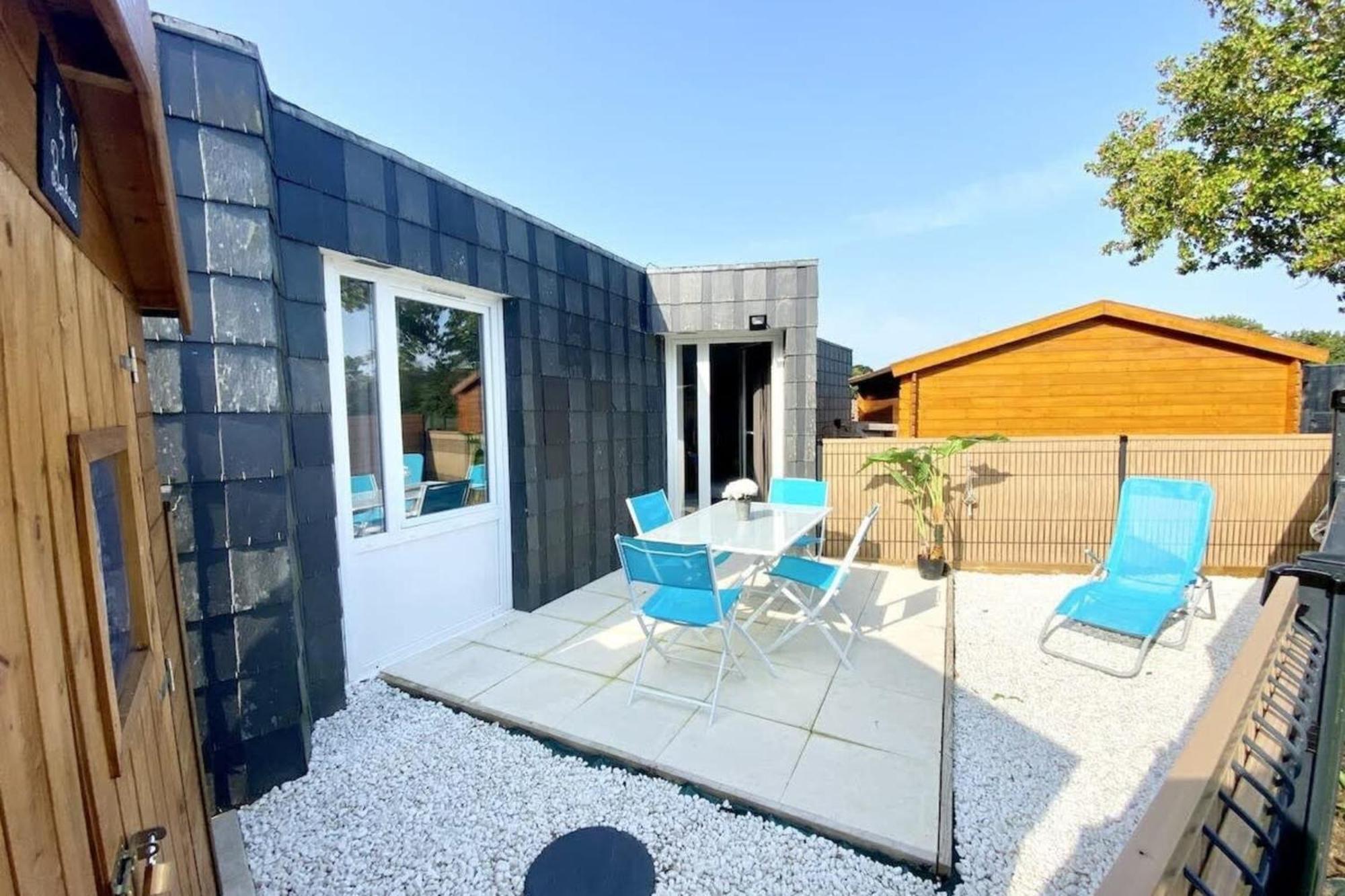 Maisonnette Ultra Cosy Bord De Mer Terrasse กิเดล ภายนอก รูปภาพ
