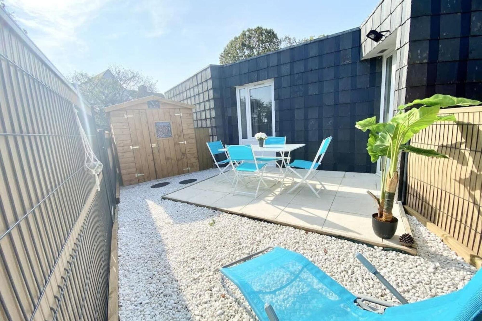 Maisonnette Ultra Cosy Bord De Mer Terrasse กิเดล ภายนอก รูปภาพ